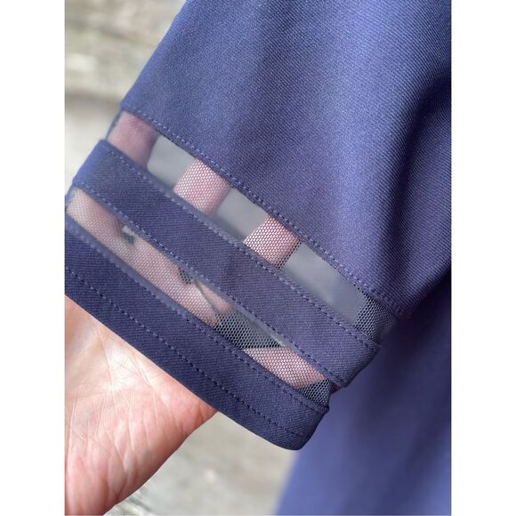 NWT Jessica Howard size 10P fit n flare dress. Lined cut out stripes on sleeves - Picture 10 of 11